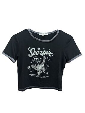 Obsessive Love Scorpio Cropped Tee Small
